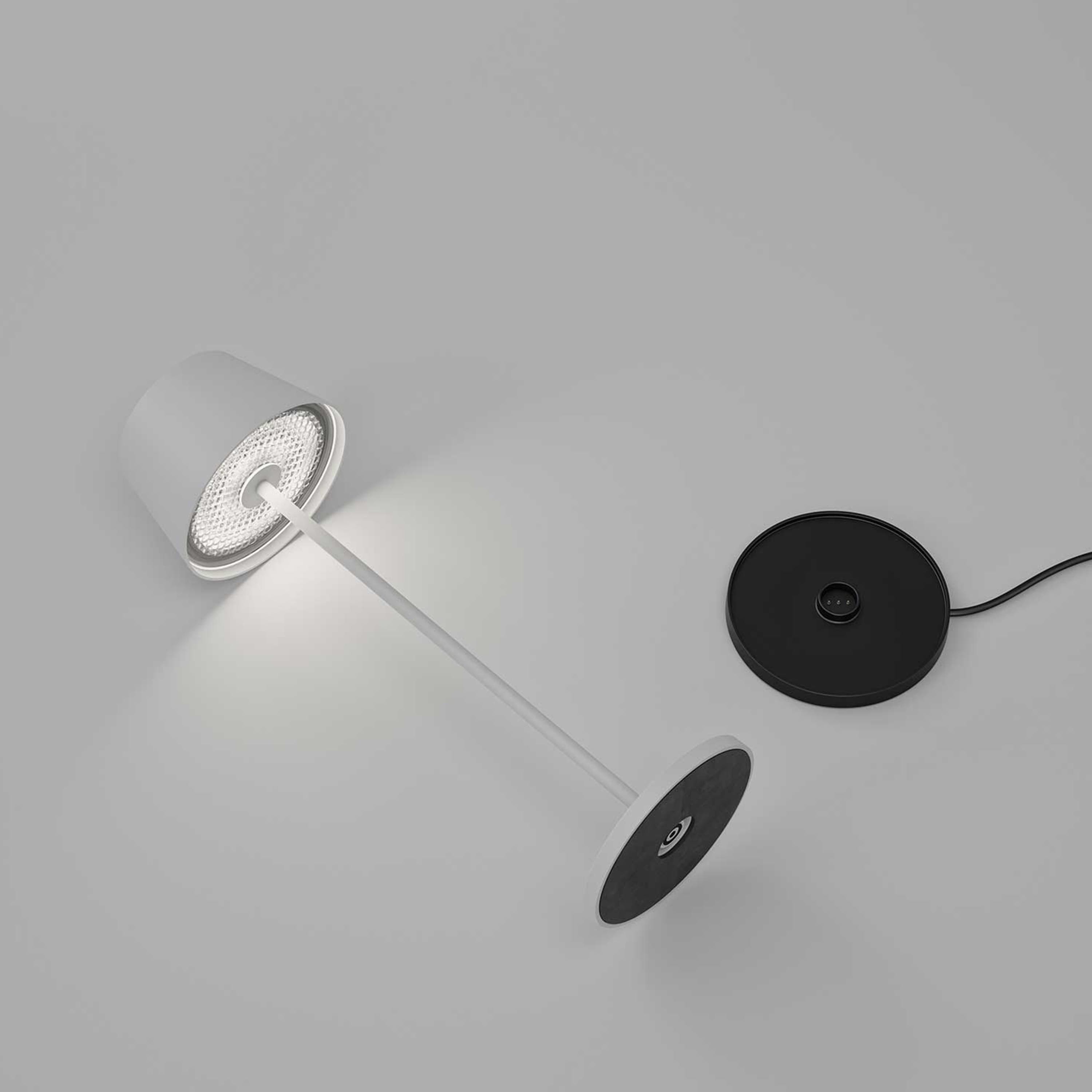 Modi Portable Table Lamp White
