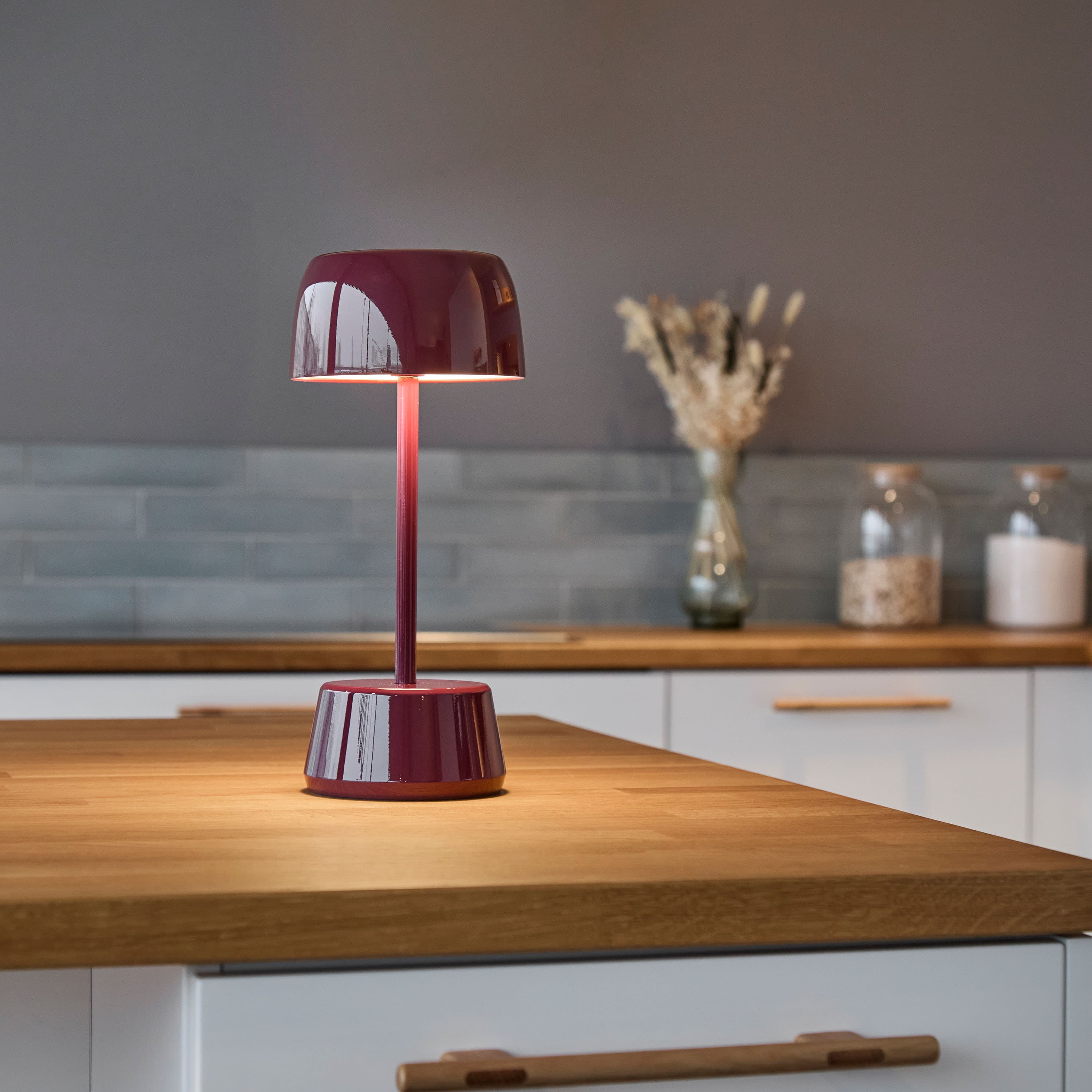 Dexter Portable Table Lamp Cherry 30cm