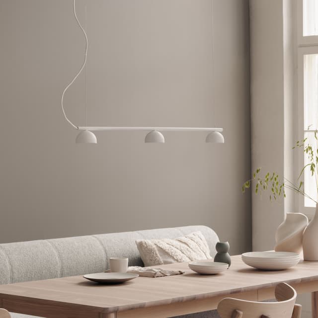 Blush Rail Rail 3 Ceiling Light White Matt
