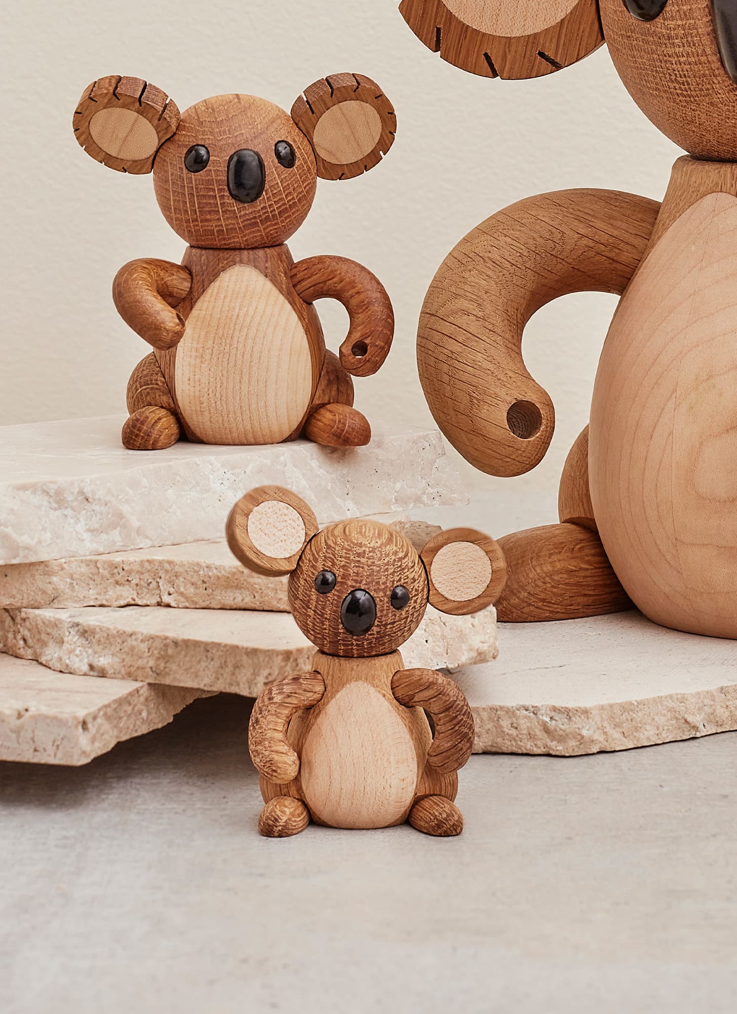 Joey Koala Dekoration Eiche/Esche 7,5 cm