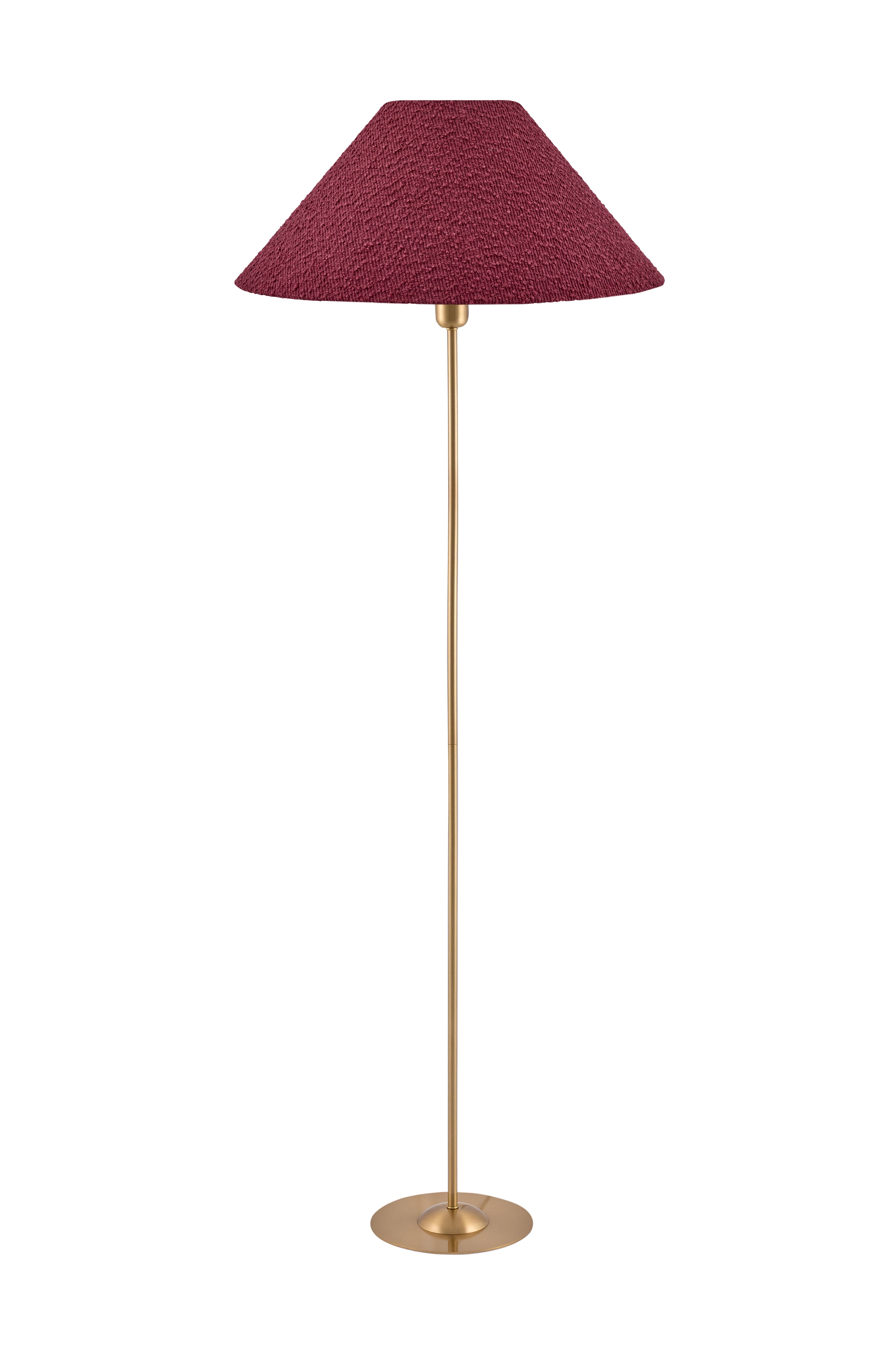 Iris Floor Lamp Base Brushed Brass