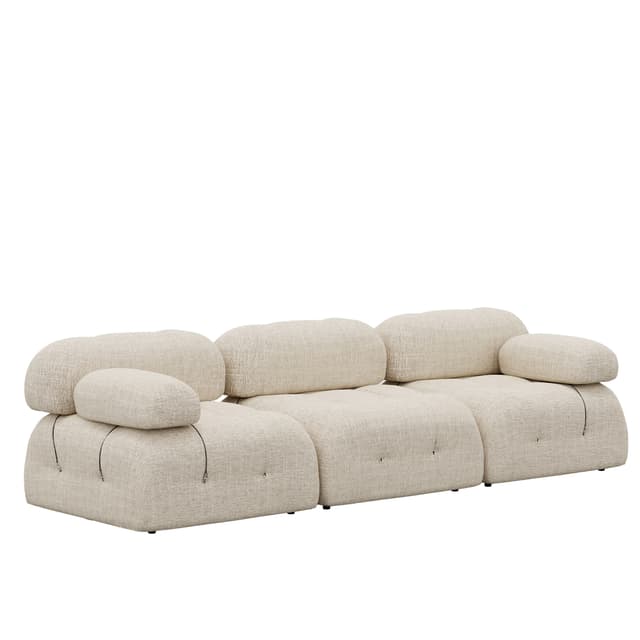 Blanca 3-seater Sofa Cream 288cm