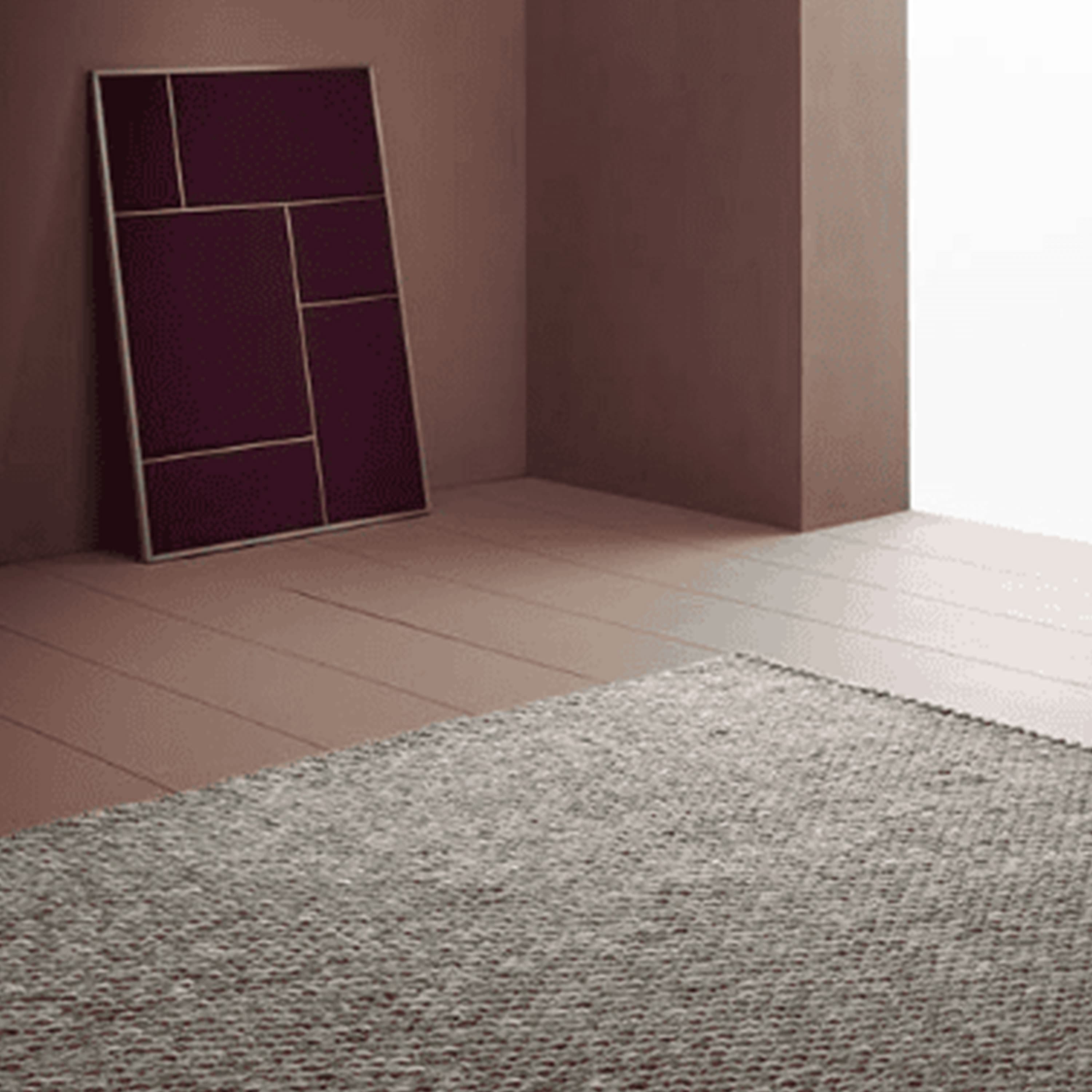 Caldo Wollteppich Grau 200x300