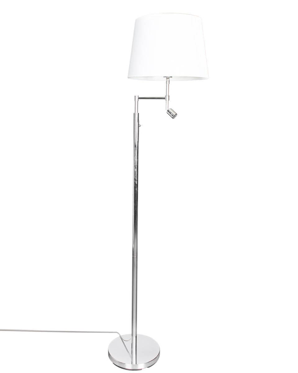 Orlando Stehleuchte Chrom/Weiß 157cm