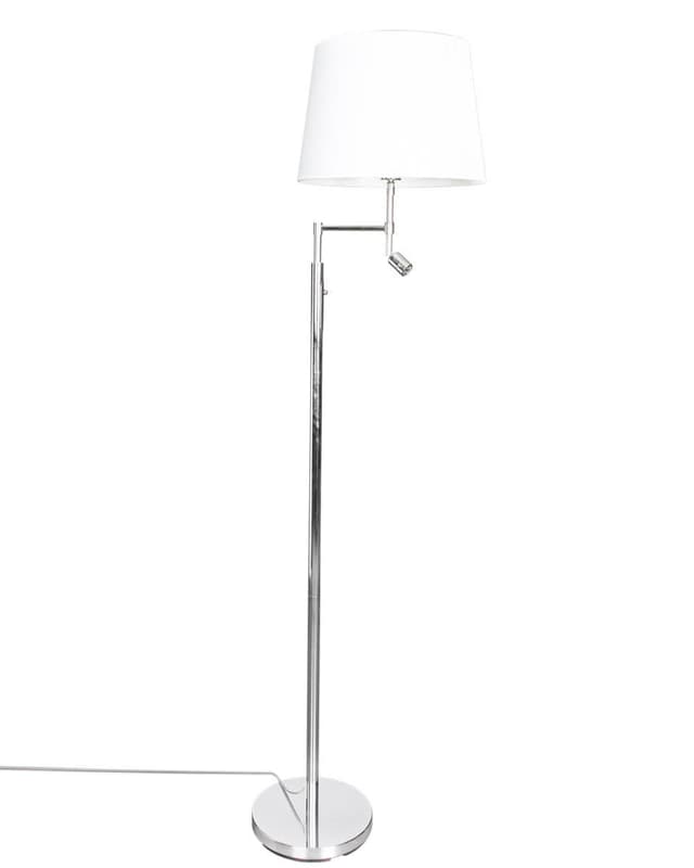 Orlando Stehleuchte Chrom/Weiß 157cm