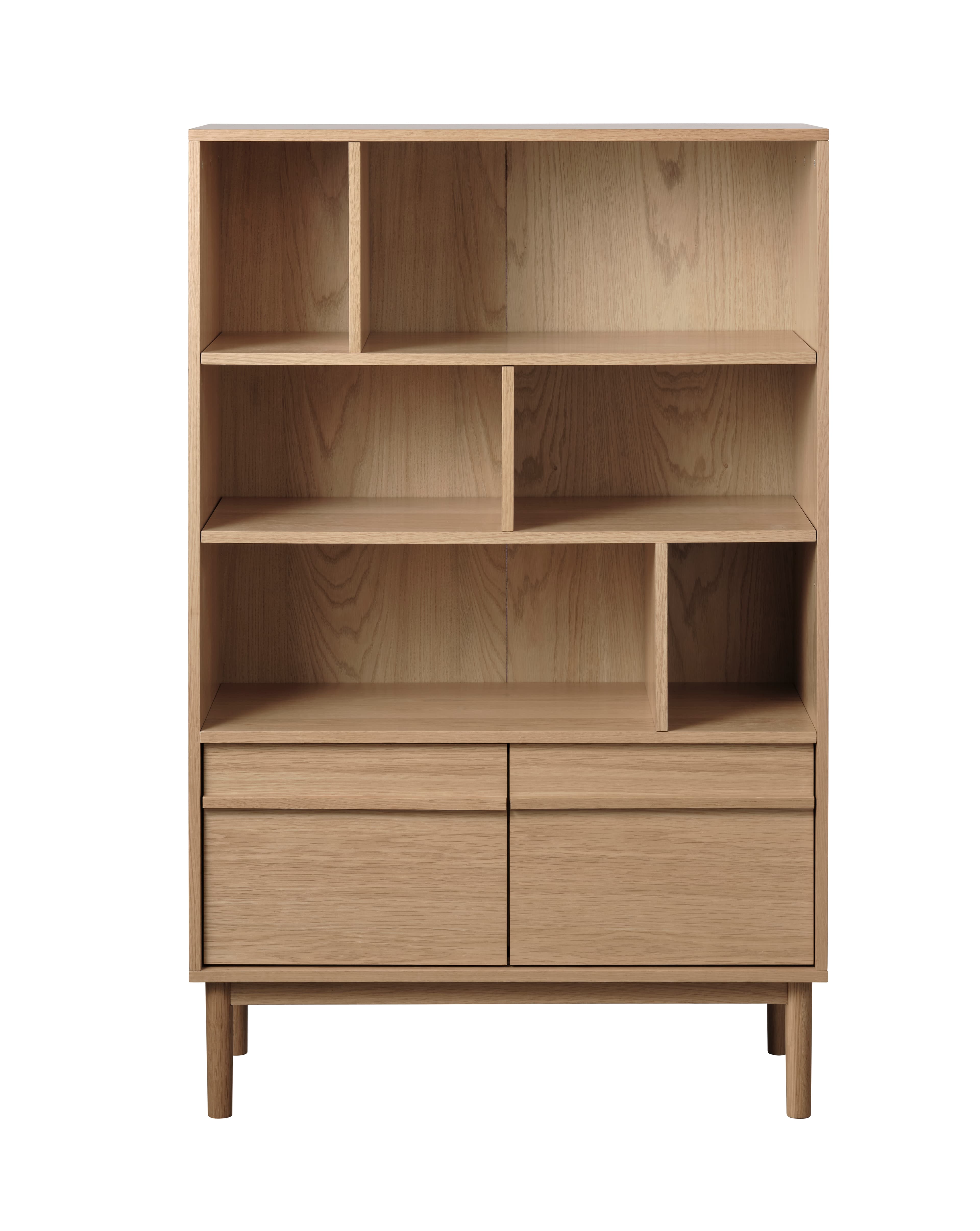 Andrea Bücherregal Natural Oak 140cm