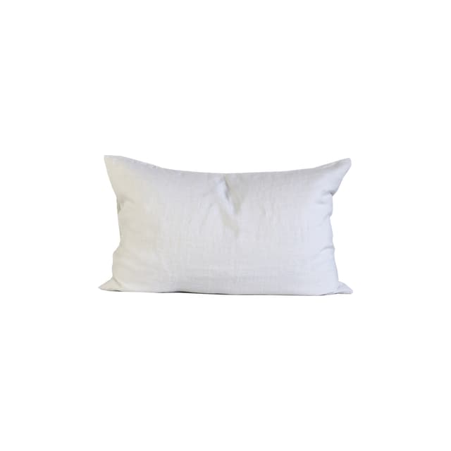 Pillowcase Linen Bleached White 60x90