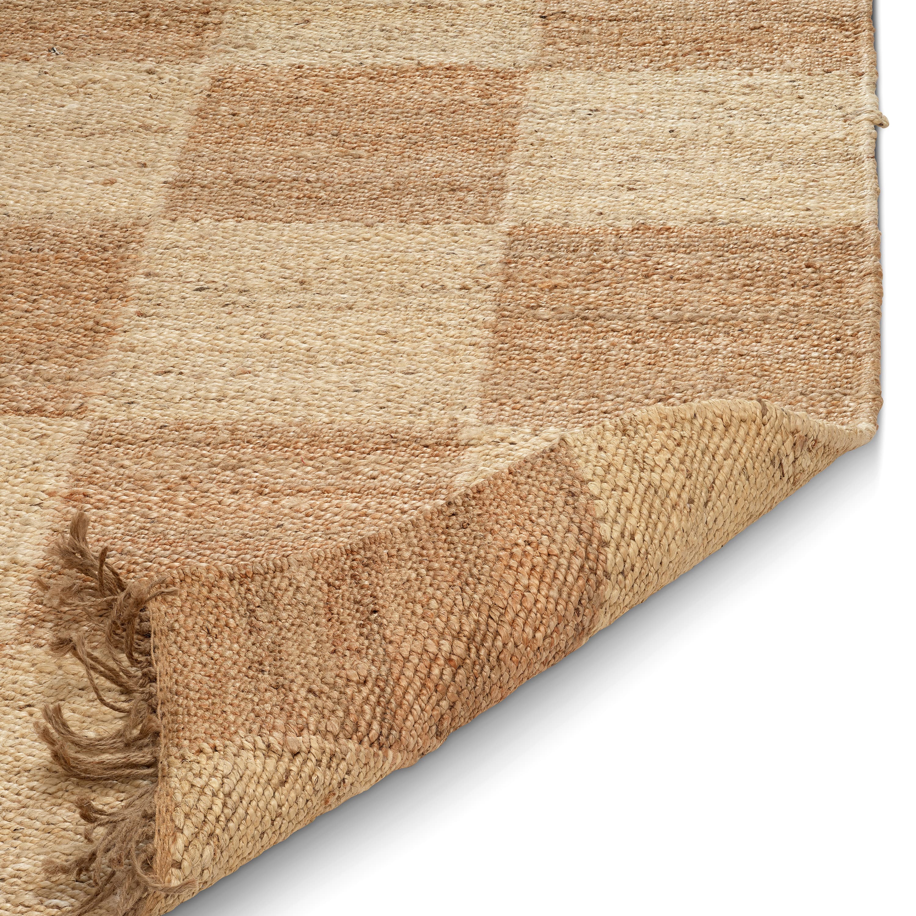 Squares Teppich Jute Natur 200x300