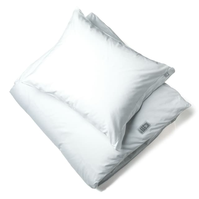 Plain Bettbezug White 220x220