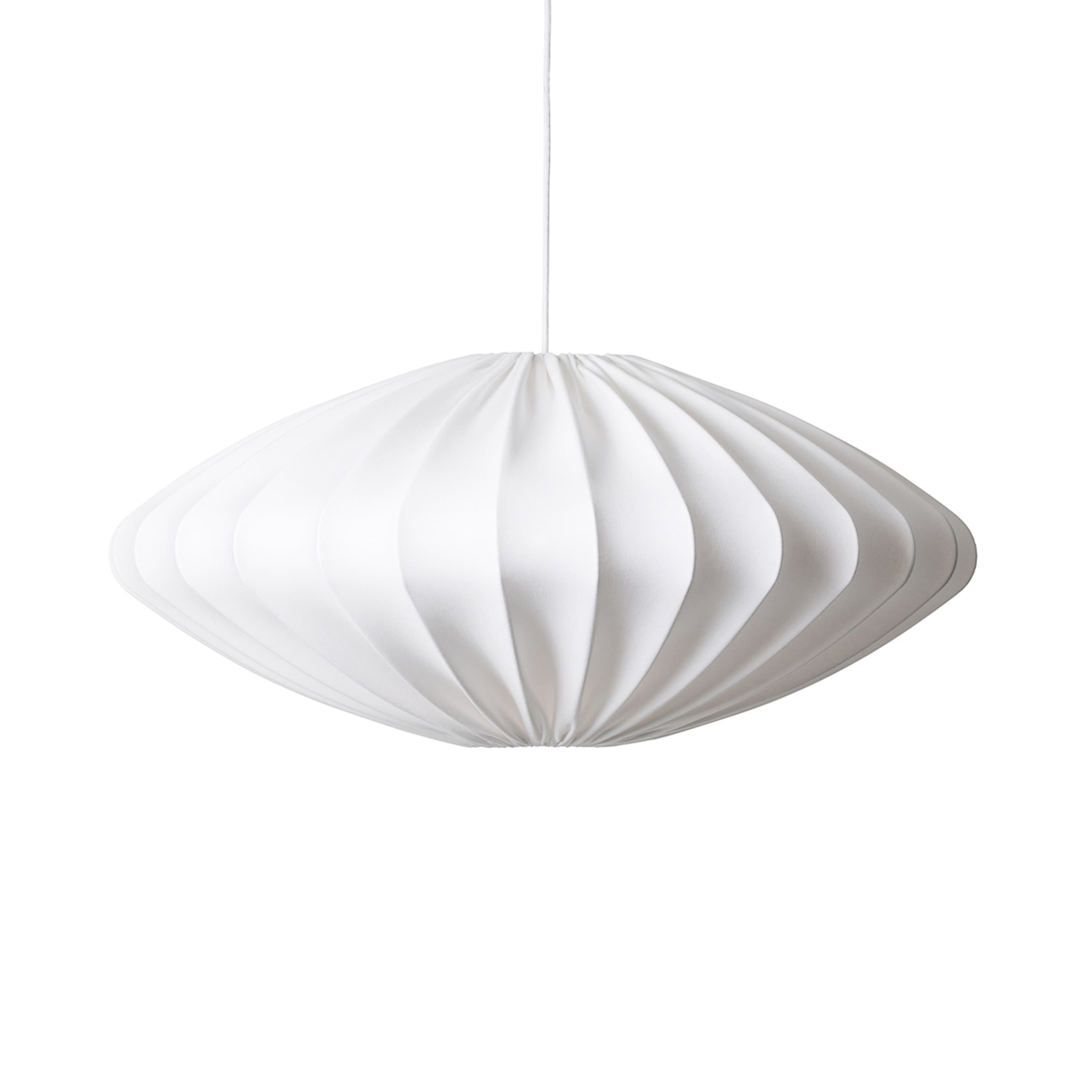 Ellipse Deckenleuchte Weiß 80cm