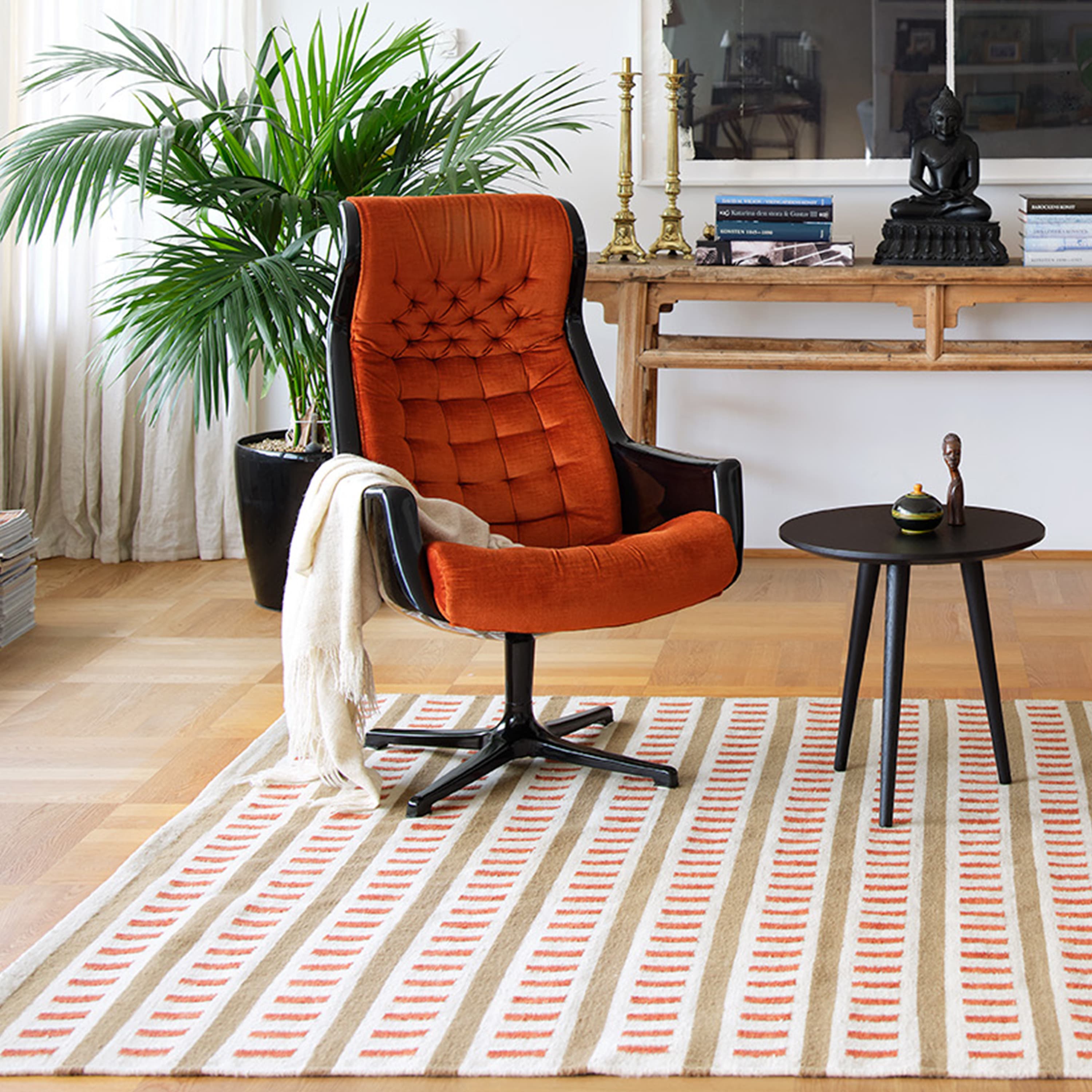 Ladakh Wollteppich Off White/Beige/Rost 180x270 cm