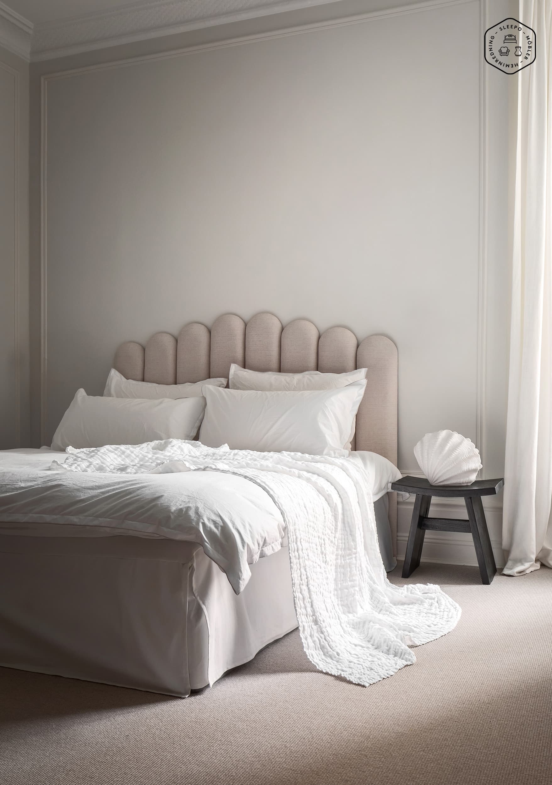 Hannelin Bedspread White/White 260x260