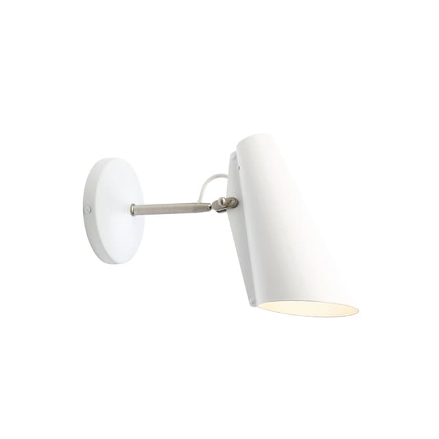 Birdy Short Wandleuchte White/Steel