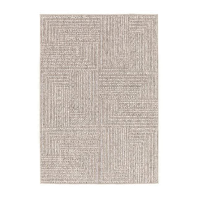 Belle Outdoor Rug Beige Brown 240x340
