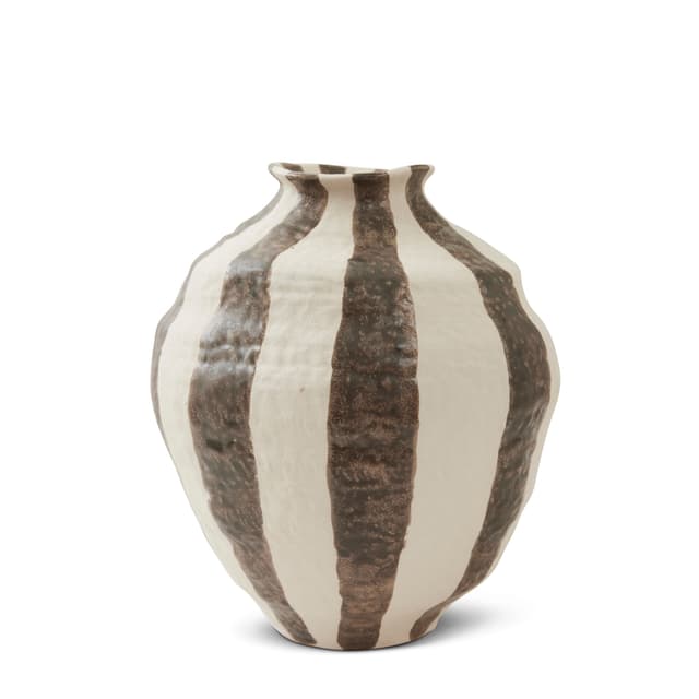 Raia Vase Beige/Mole 29 cm