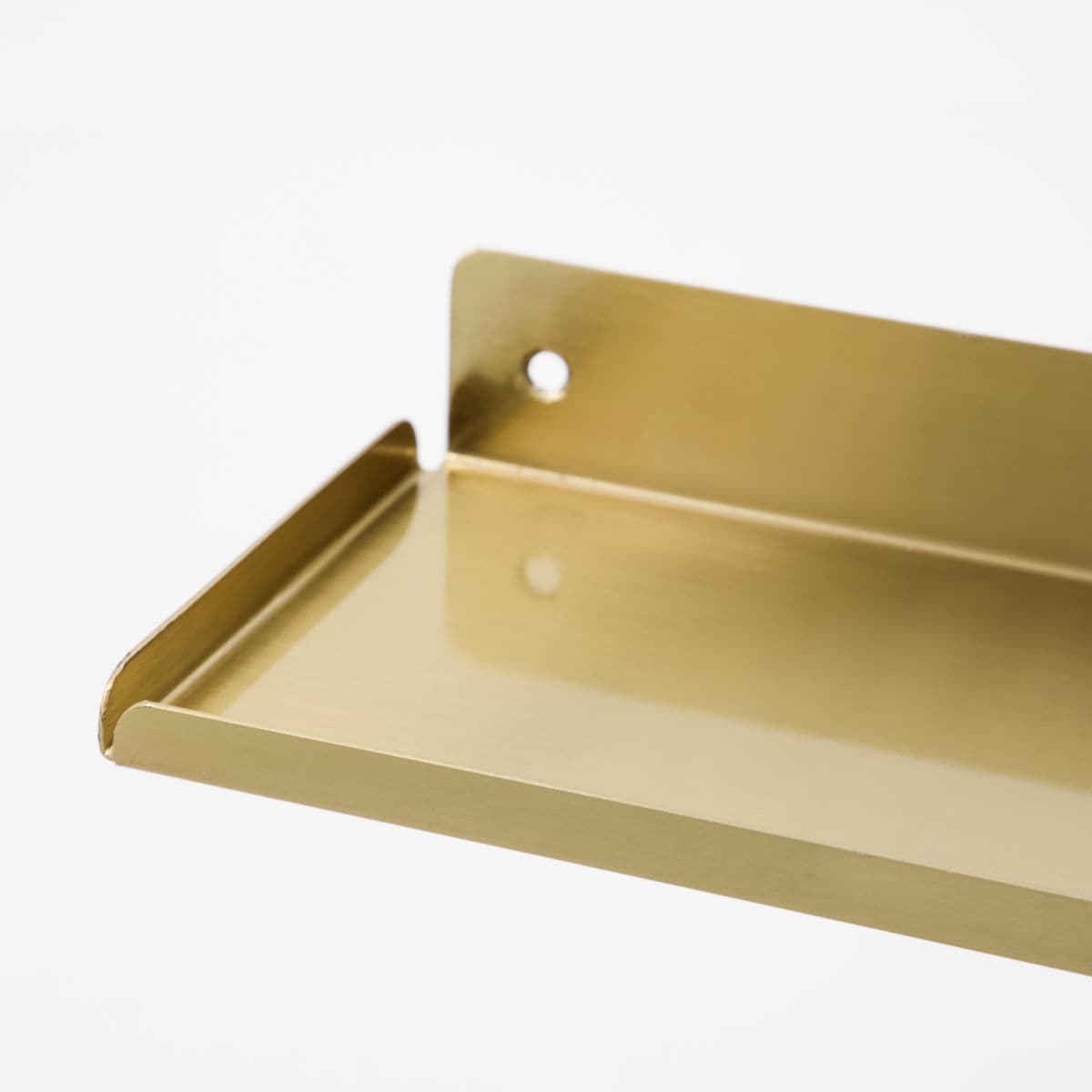 Ledge Wall Shelf Brass 80cm