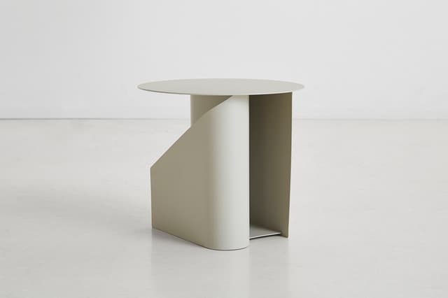 Sentrum Side Table Warm Grey Ø40