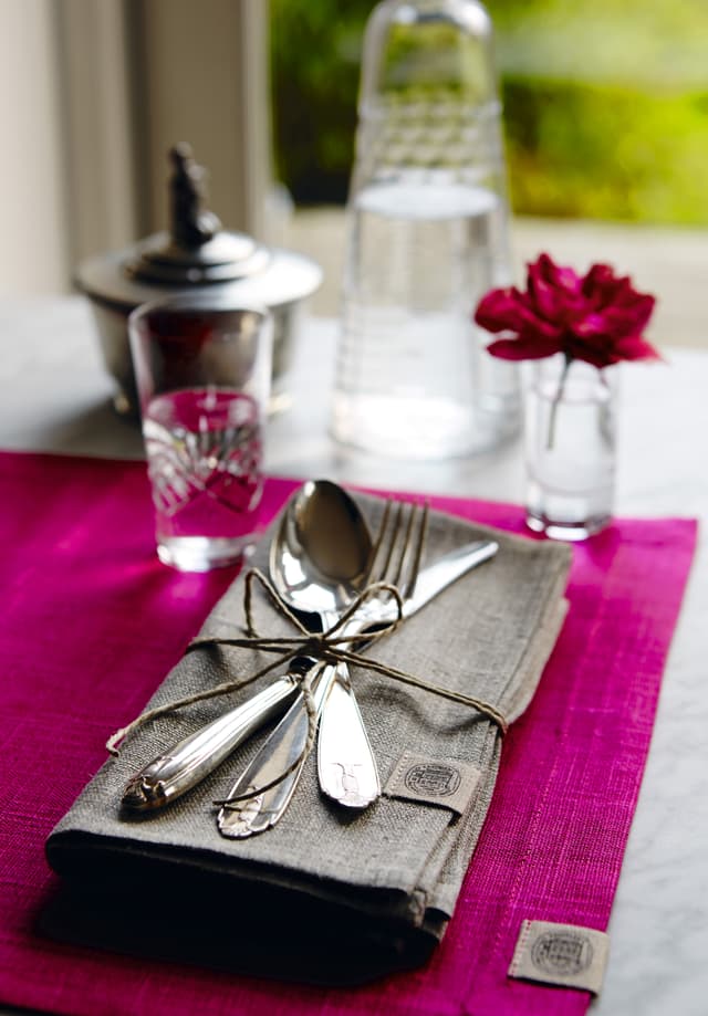 Classic Serviette Leinen Natur 4er-Pack