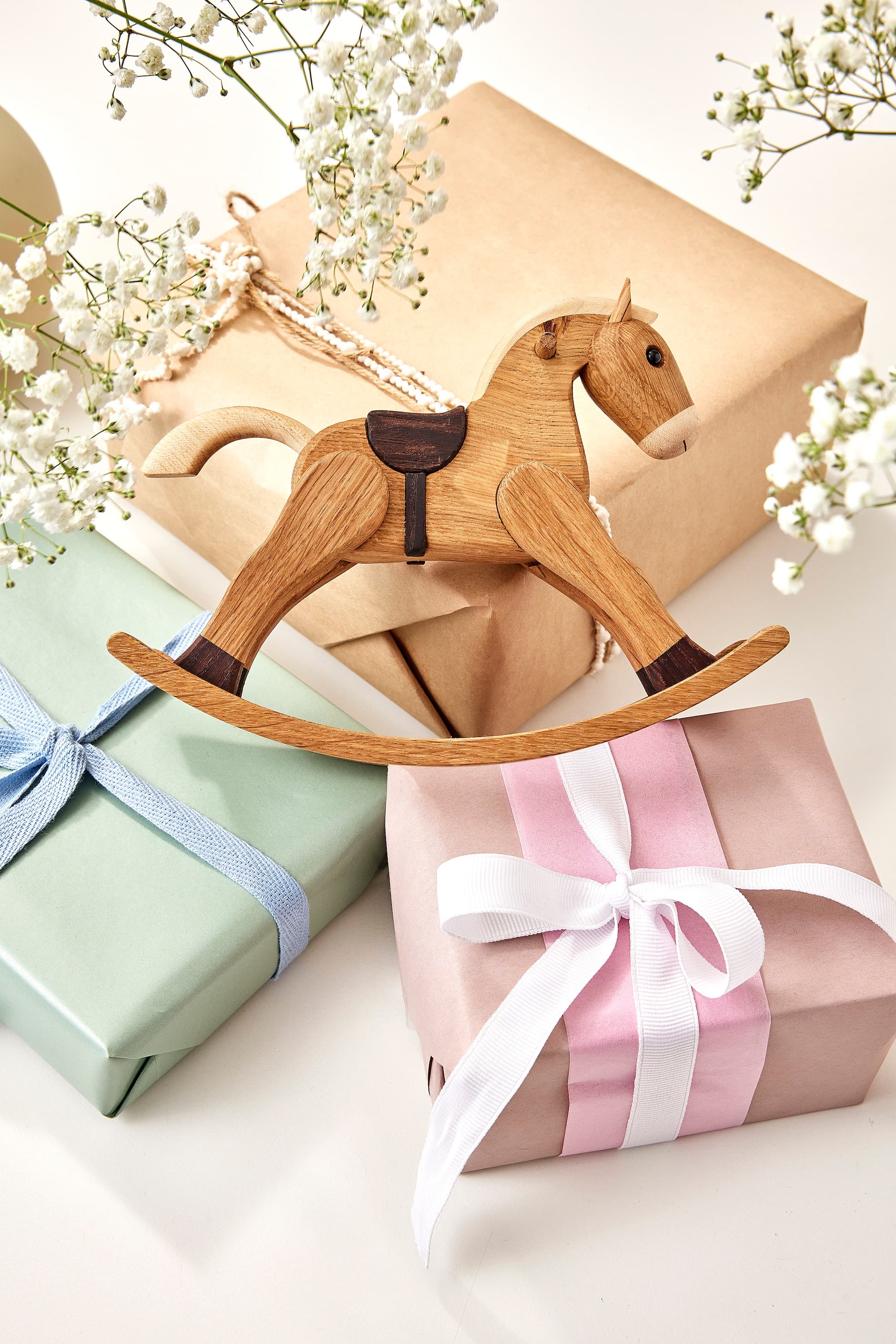 The Rocking Horse Rocking Horse Dekoration Eiche 13,5 cm