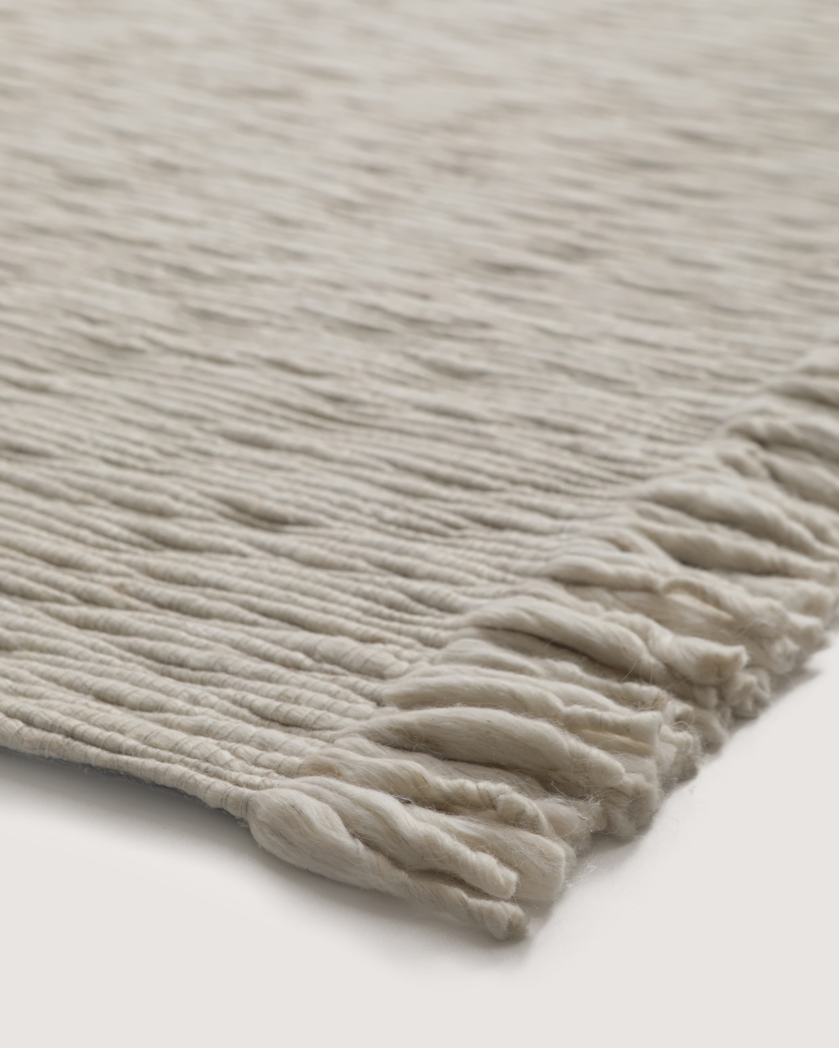 Fagerlund Wollteppich Beige/Offwhite 170x240