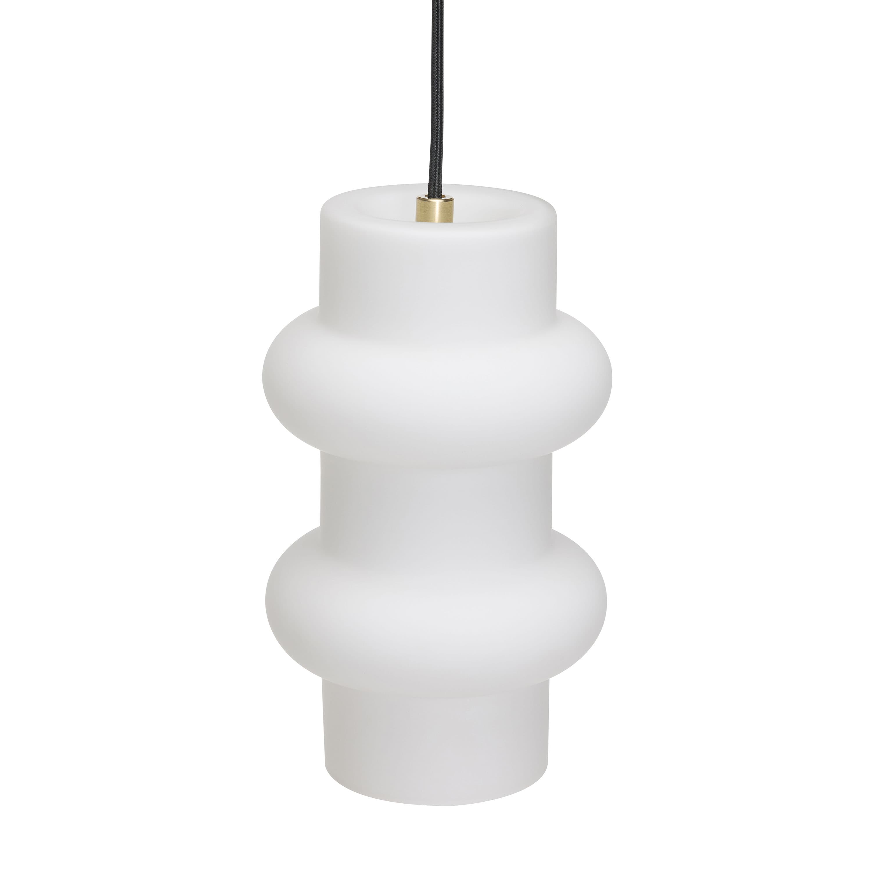 Pilule Pendant Lamp Double Matte White 25cm