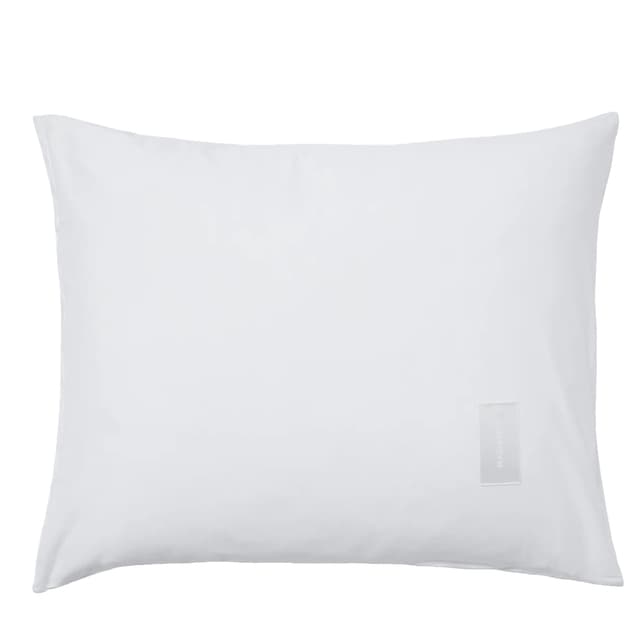 Heart Jersey Pillowcase Washed White 50x60