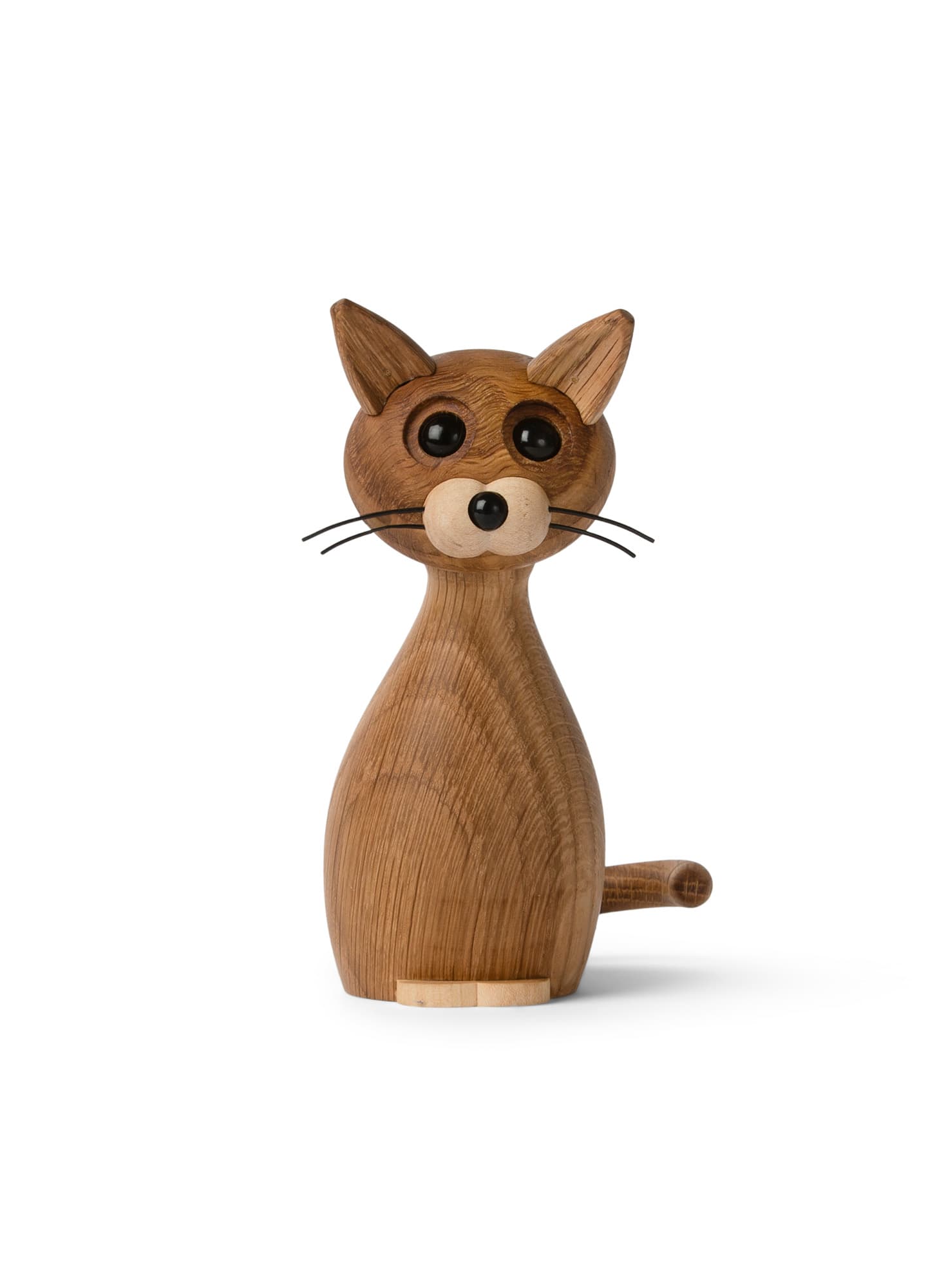 Lucky The Cat Dekoration Eiche 15.9cm
