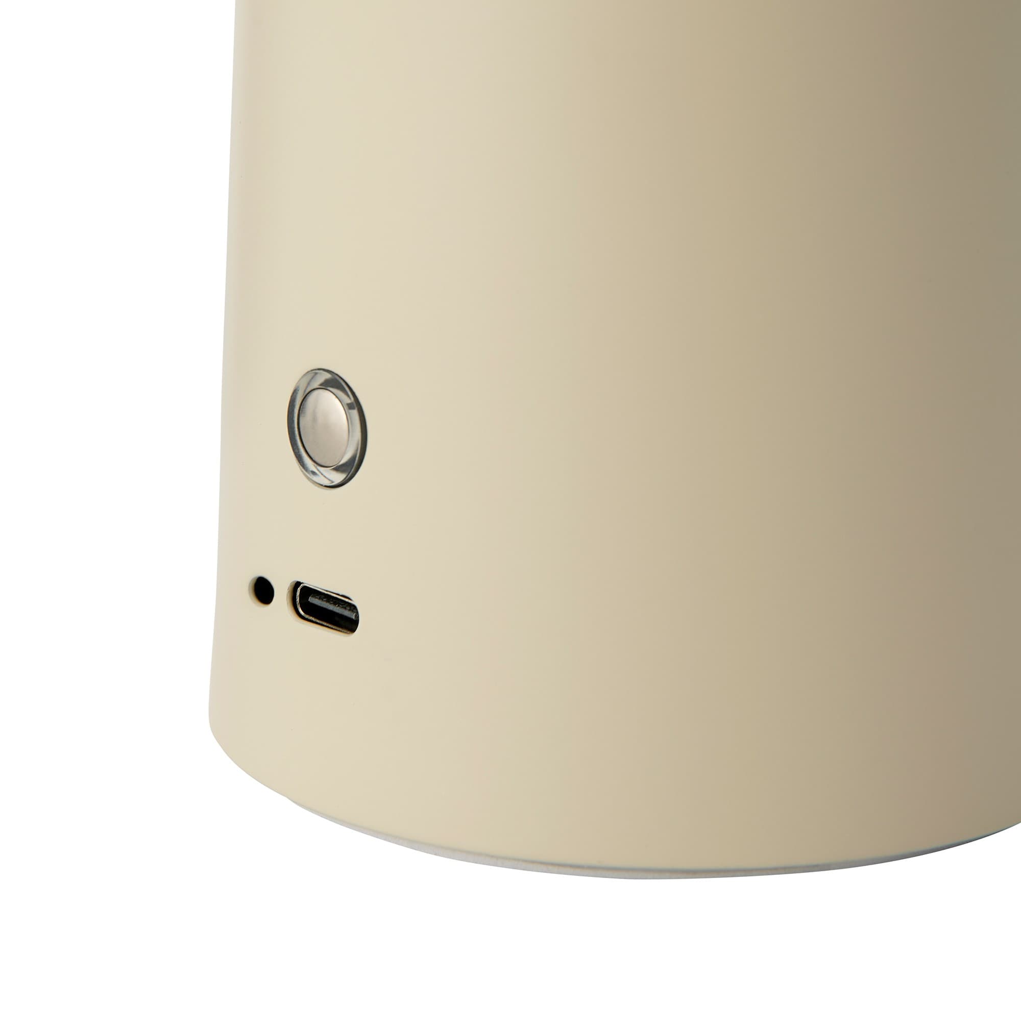 Faye Tragbare Tischlampe Beige