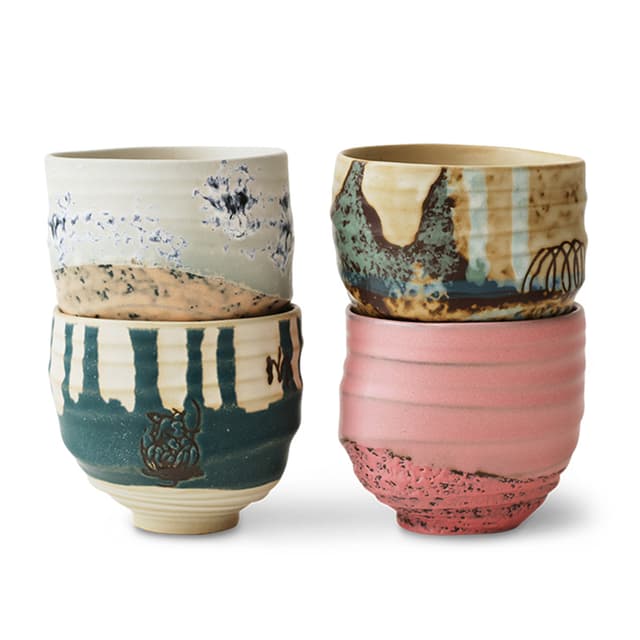 Artist Ceramics Kaffeetasse 4er-Set