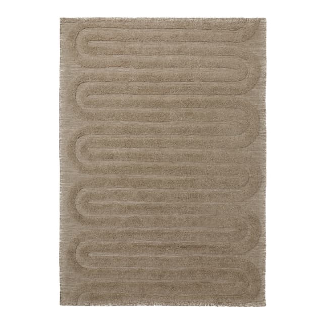 Riklund Wollteppich Beige/Melange 190x290