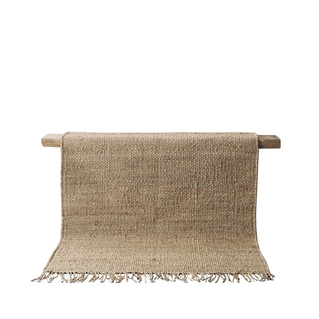 Hampfteppich Natur 80x150