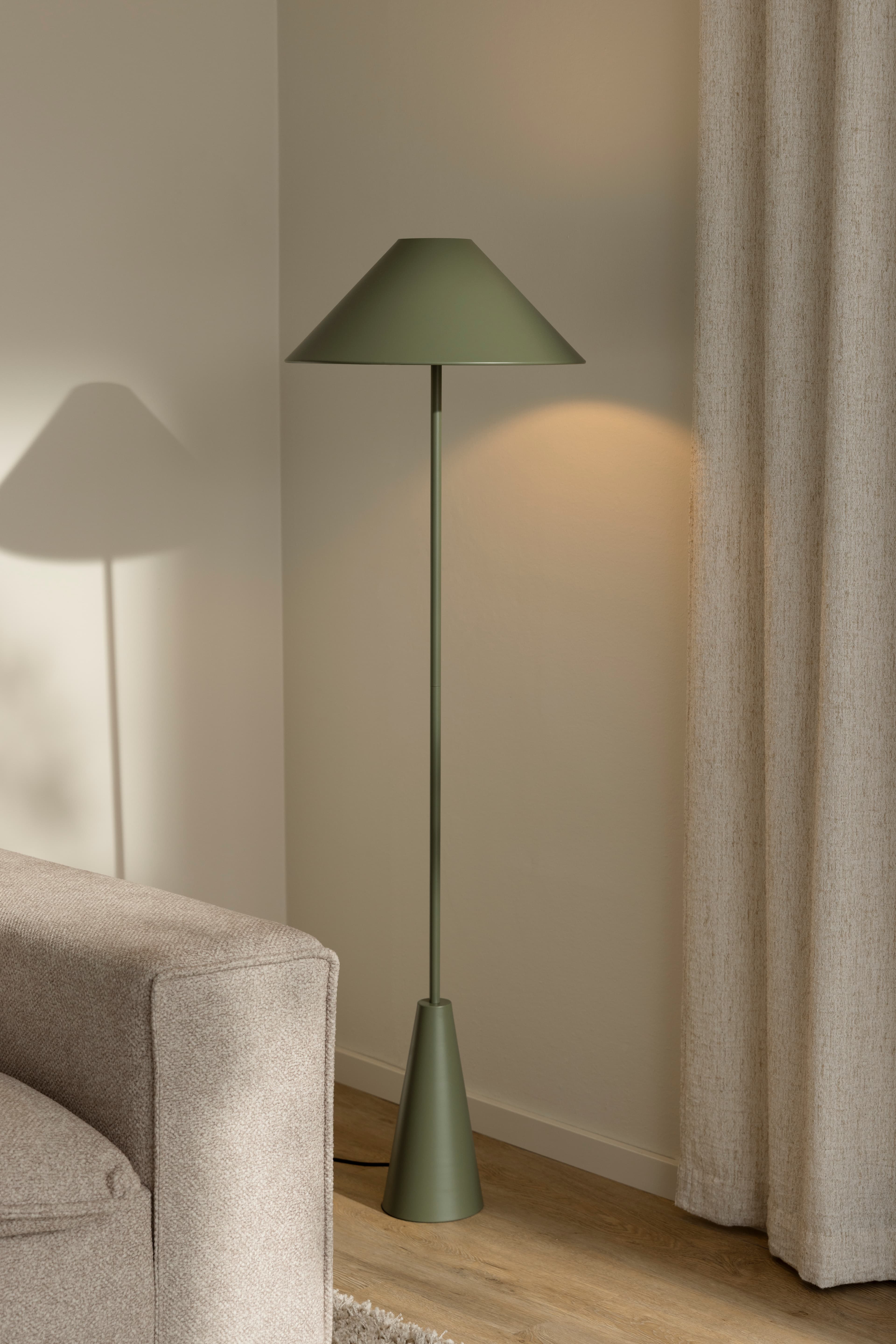 Cannes Stehlampe Moosgrün