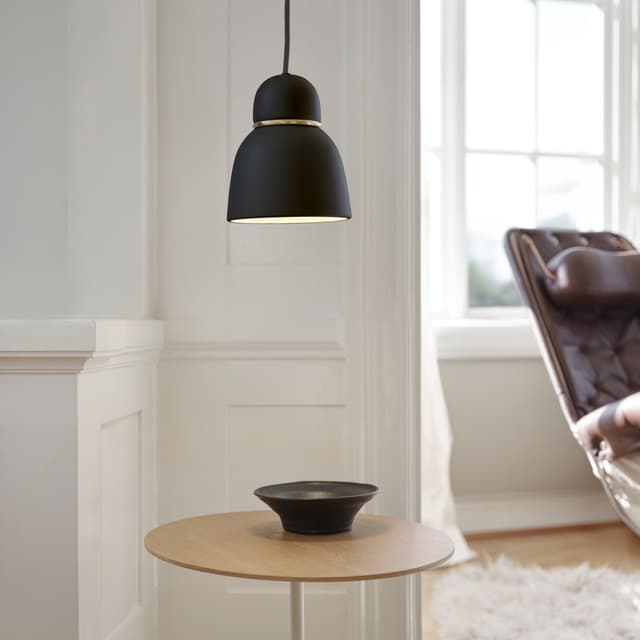 Bird Ceiling Light Black/Brass Ø17