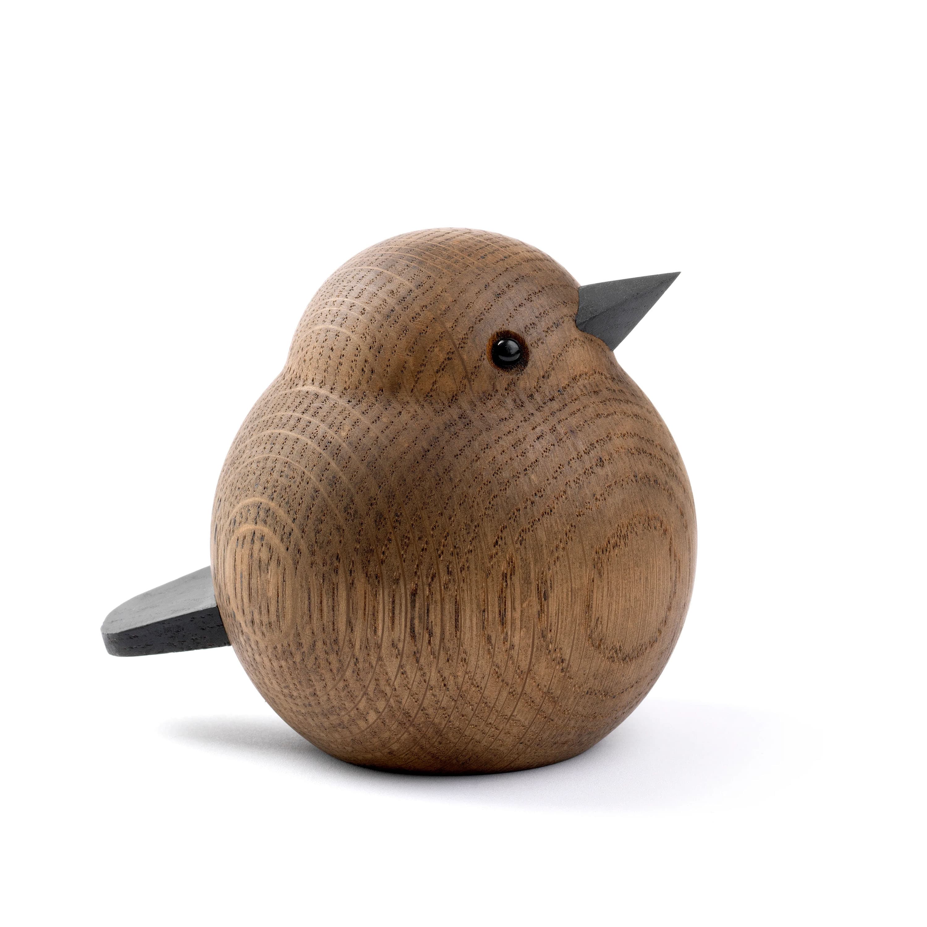Mama Sparrow Decoration Smoke Stained Oak