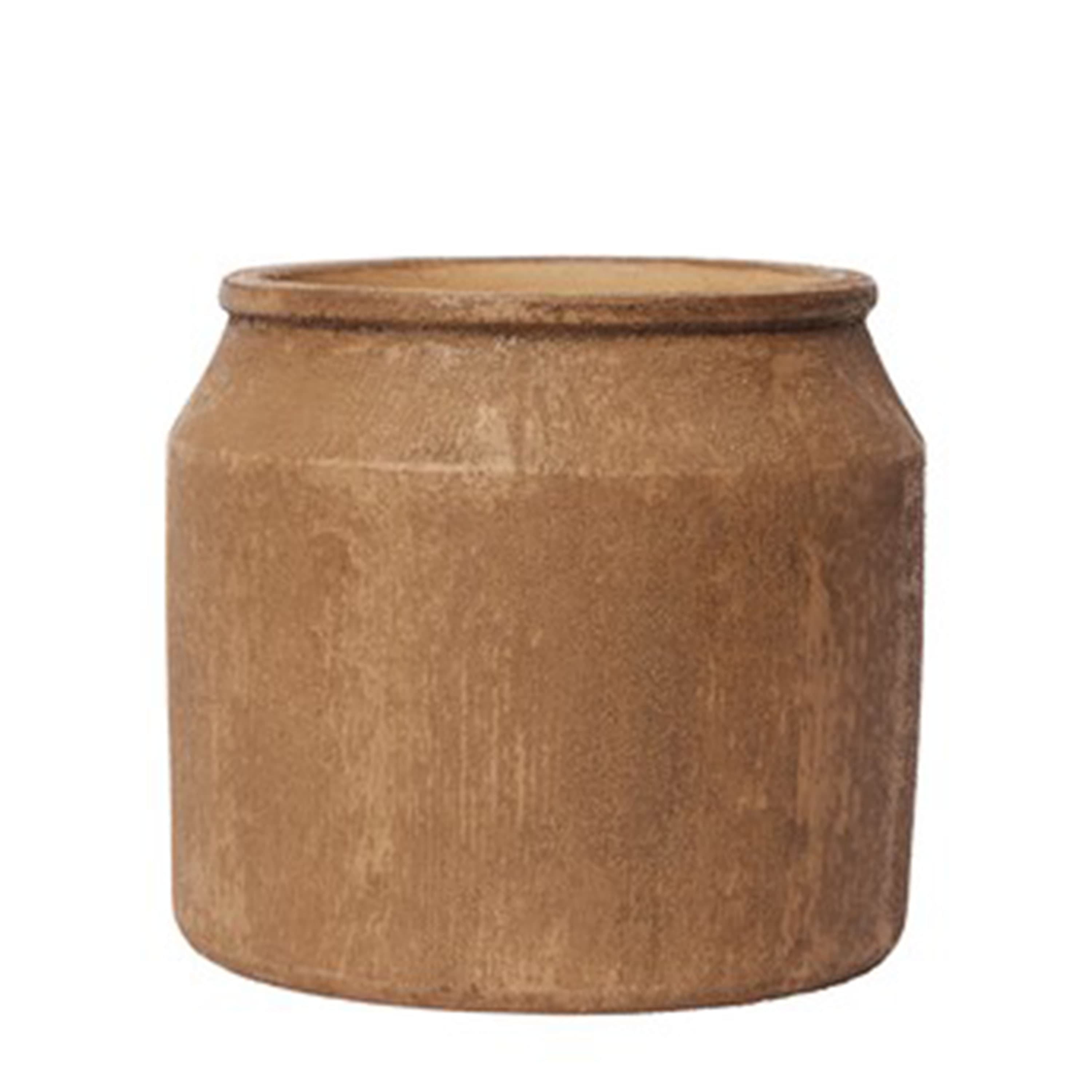 Uma Blumentopf Hellbraun Ø22