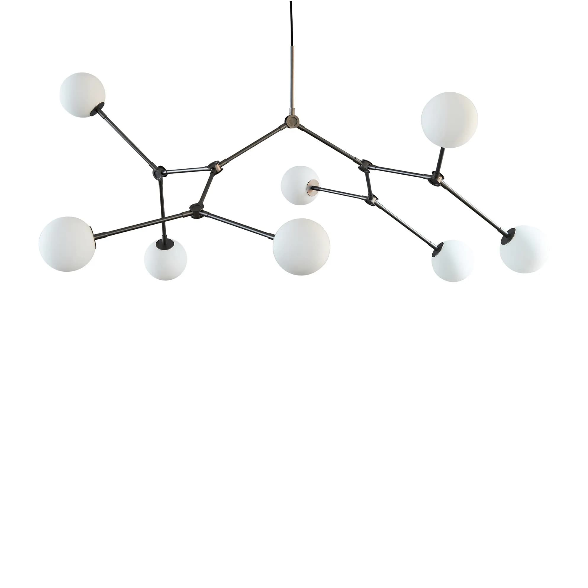 Drop Bulp Ceiling Lamp Grey 157cm