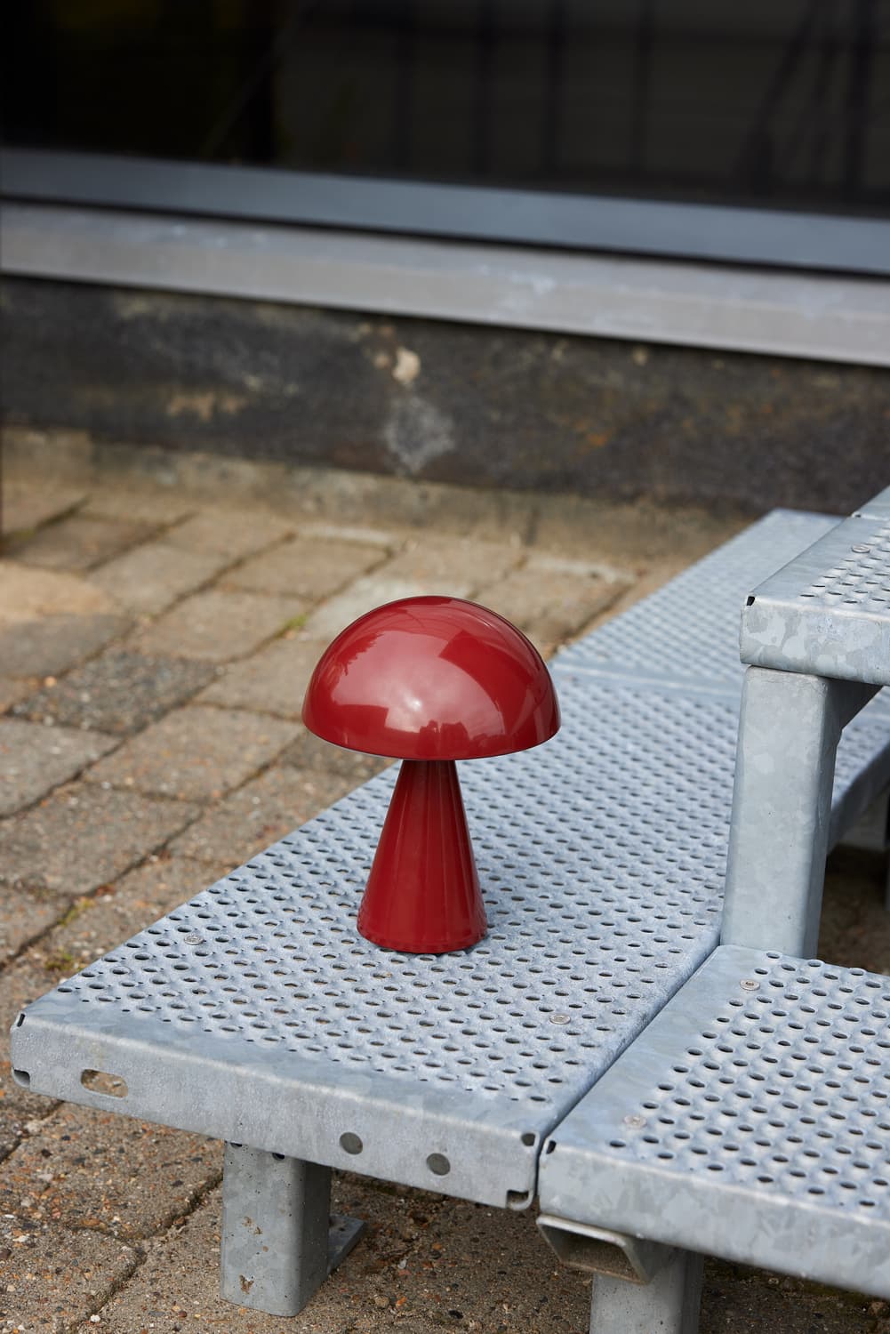 Mush Tragbare Tischlampe Rot 20cm