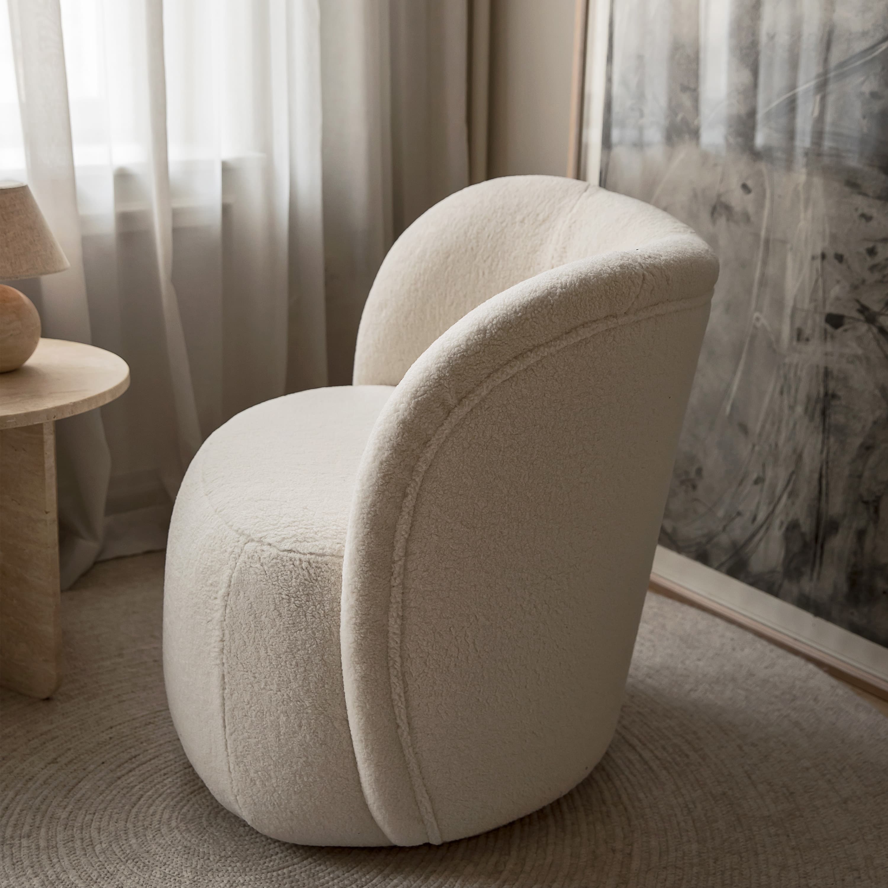 Lollo Sessel Creme Teddy