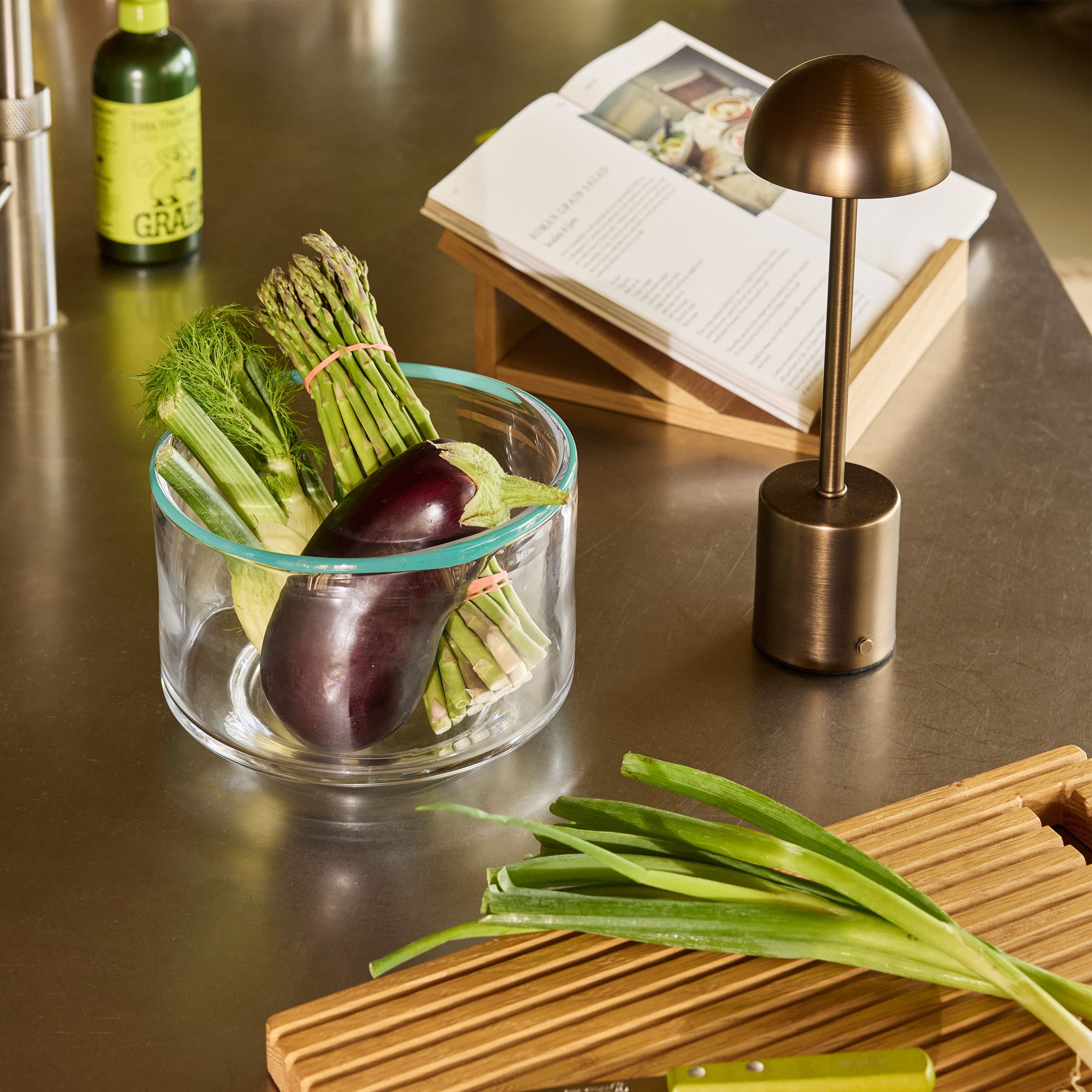 Taten Portable Lamp Brass-Coloured 30cm