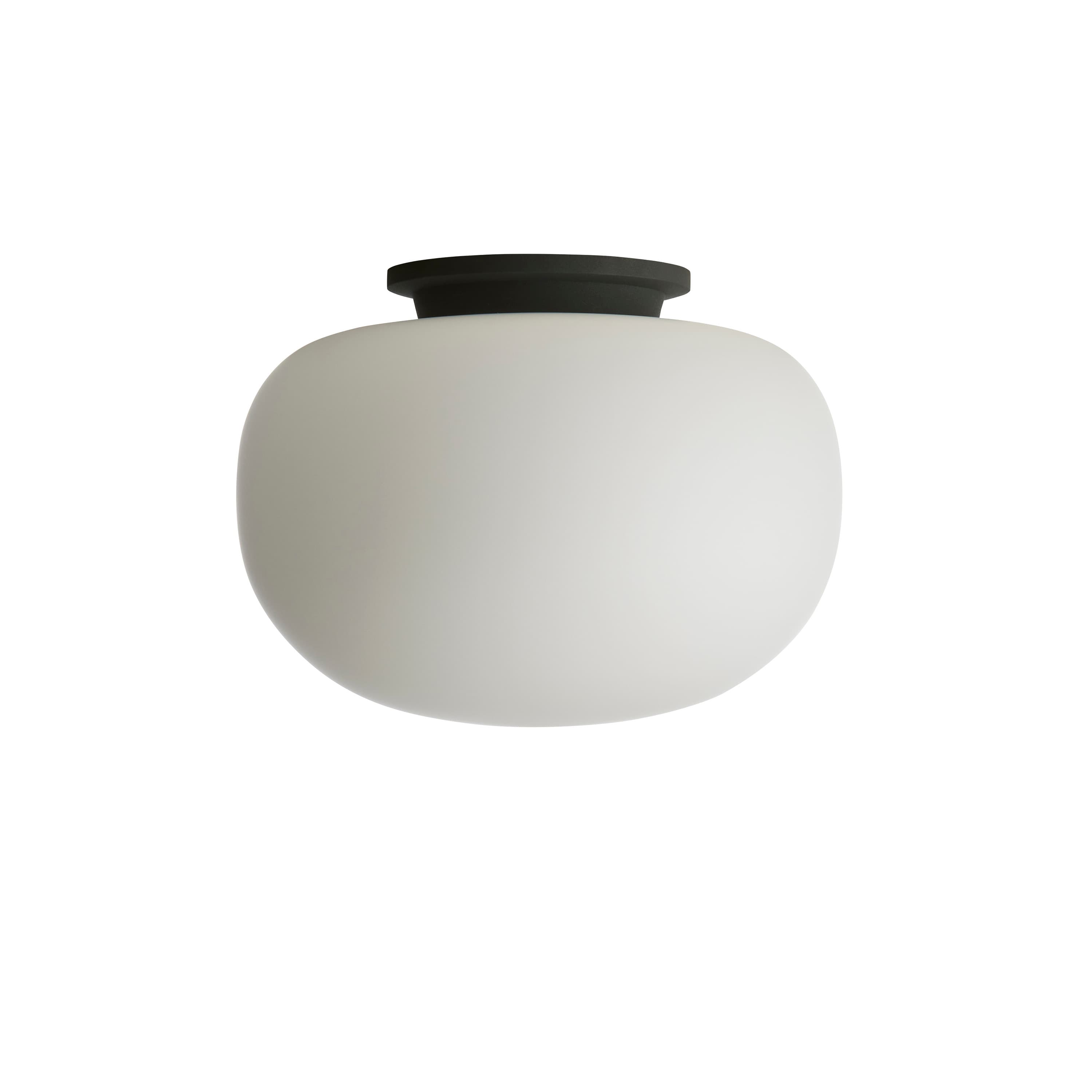 Supernate Deckenlampe Opal White/Black Ø28