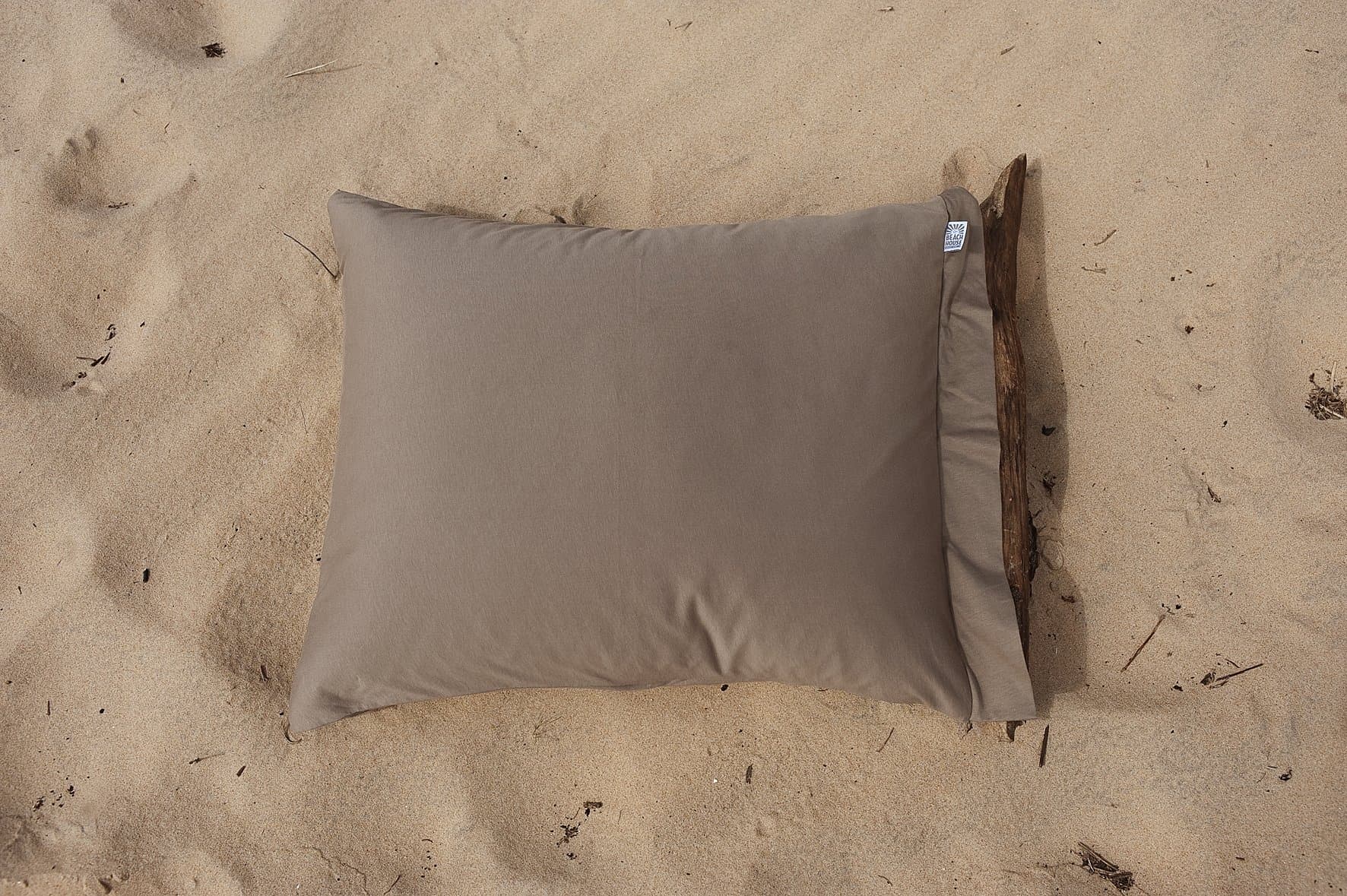 Plain Kissenbezug Coffee 50x60