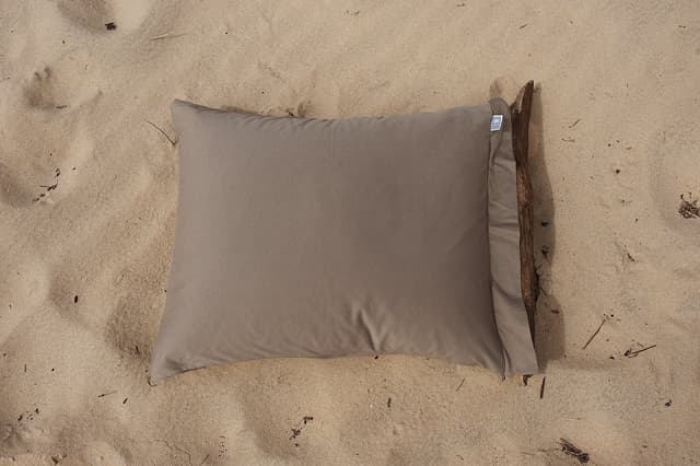 Plain Kissenbezug Coffee 50x60