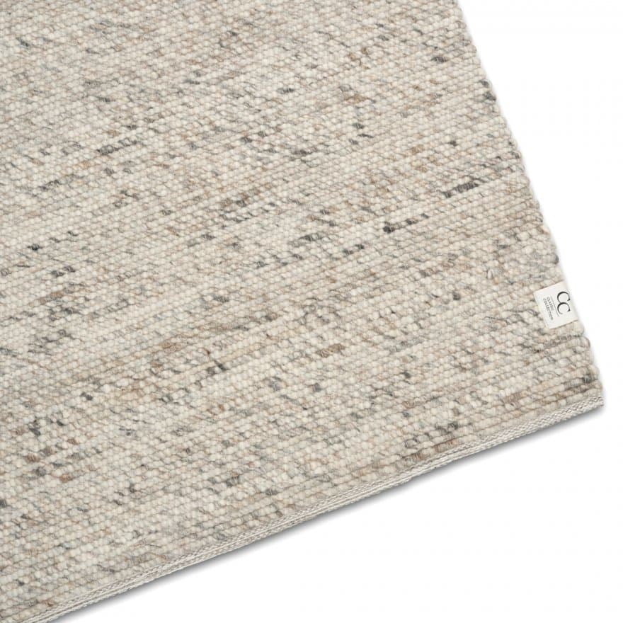 Merino Wollteppich Naturbeige 250x350