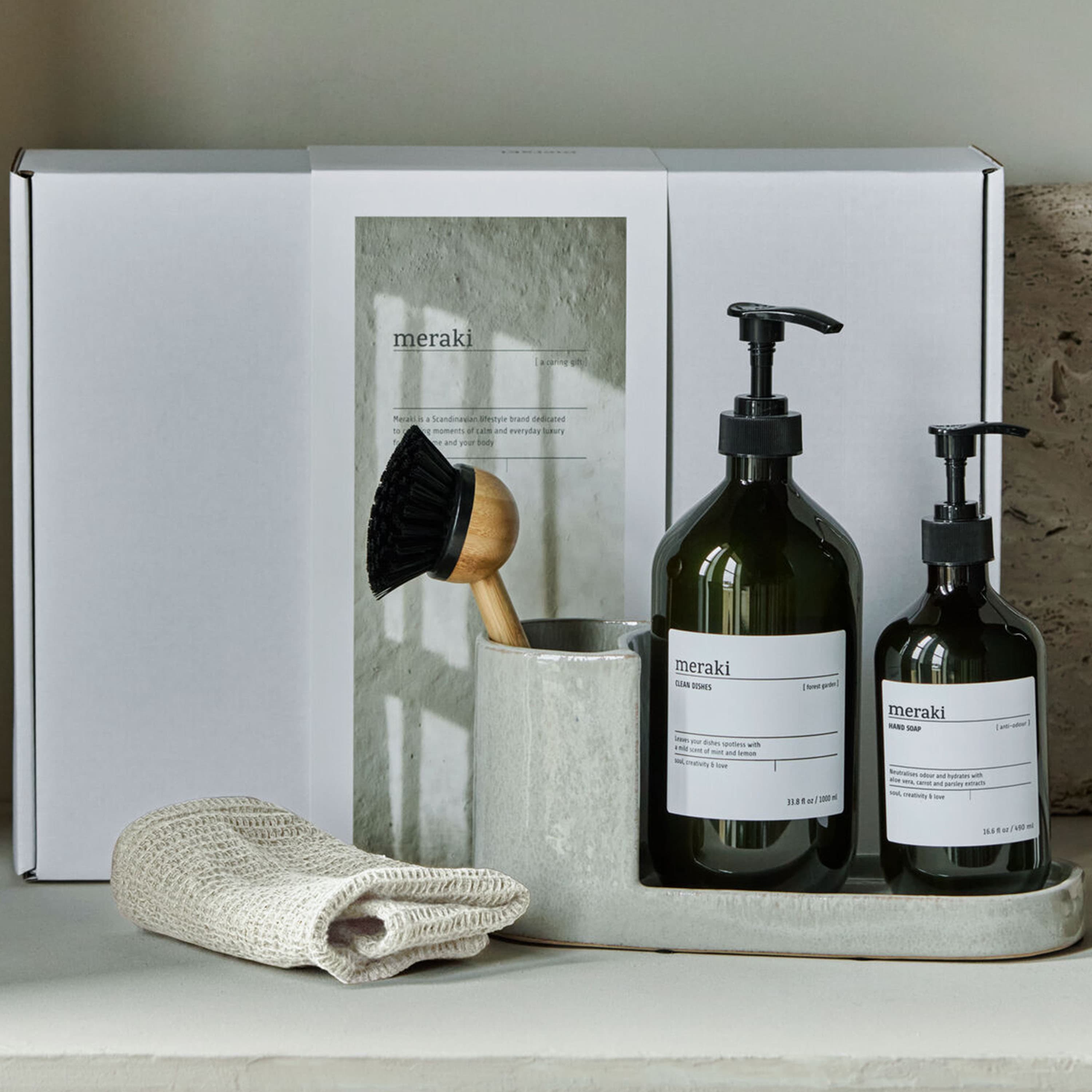 Forest Garden Geschenkset Spülset Grey 490/1000 ml