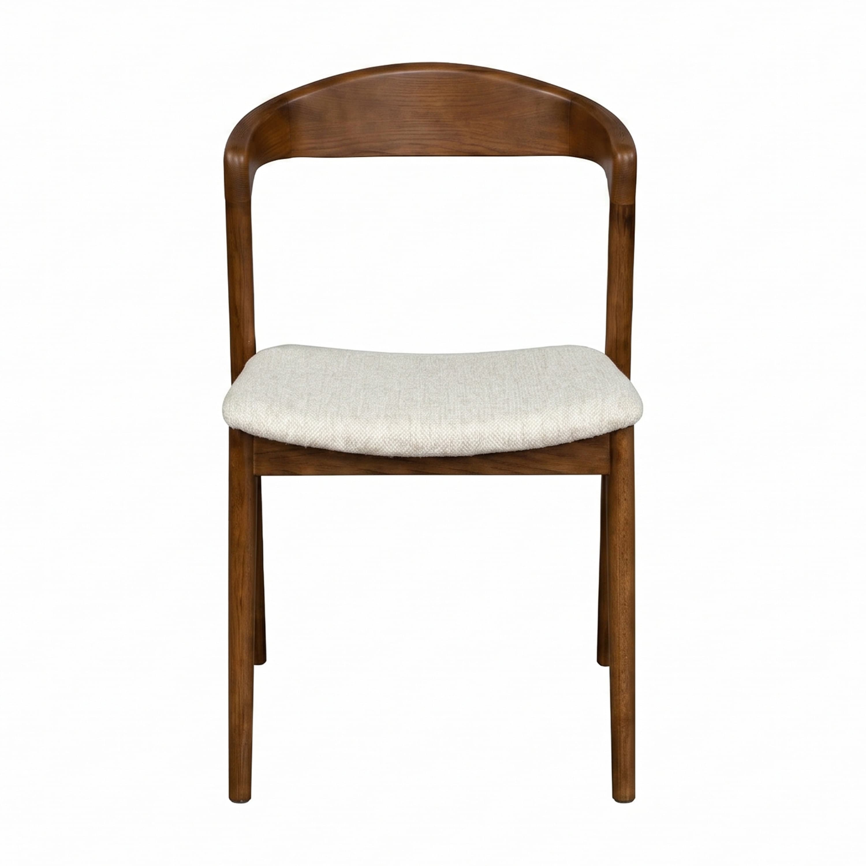 Casper Dining Chair Light Brown Stained/White