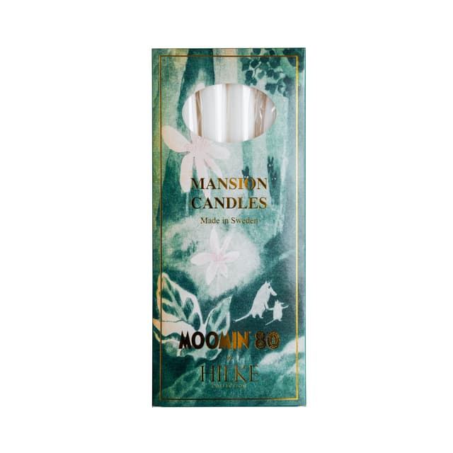 Mumin Manor Candle White 30cm Set of 6