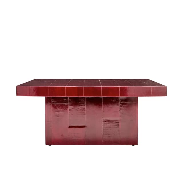 Brick Couchtisch Rot 100x100