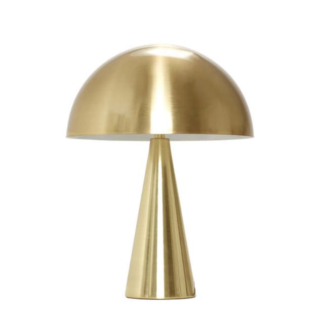 Mush Table Lamp Brass 33cm