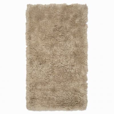 Cloudy Wollteppich Beige 80x150