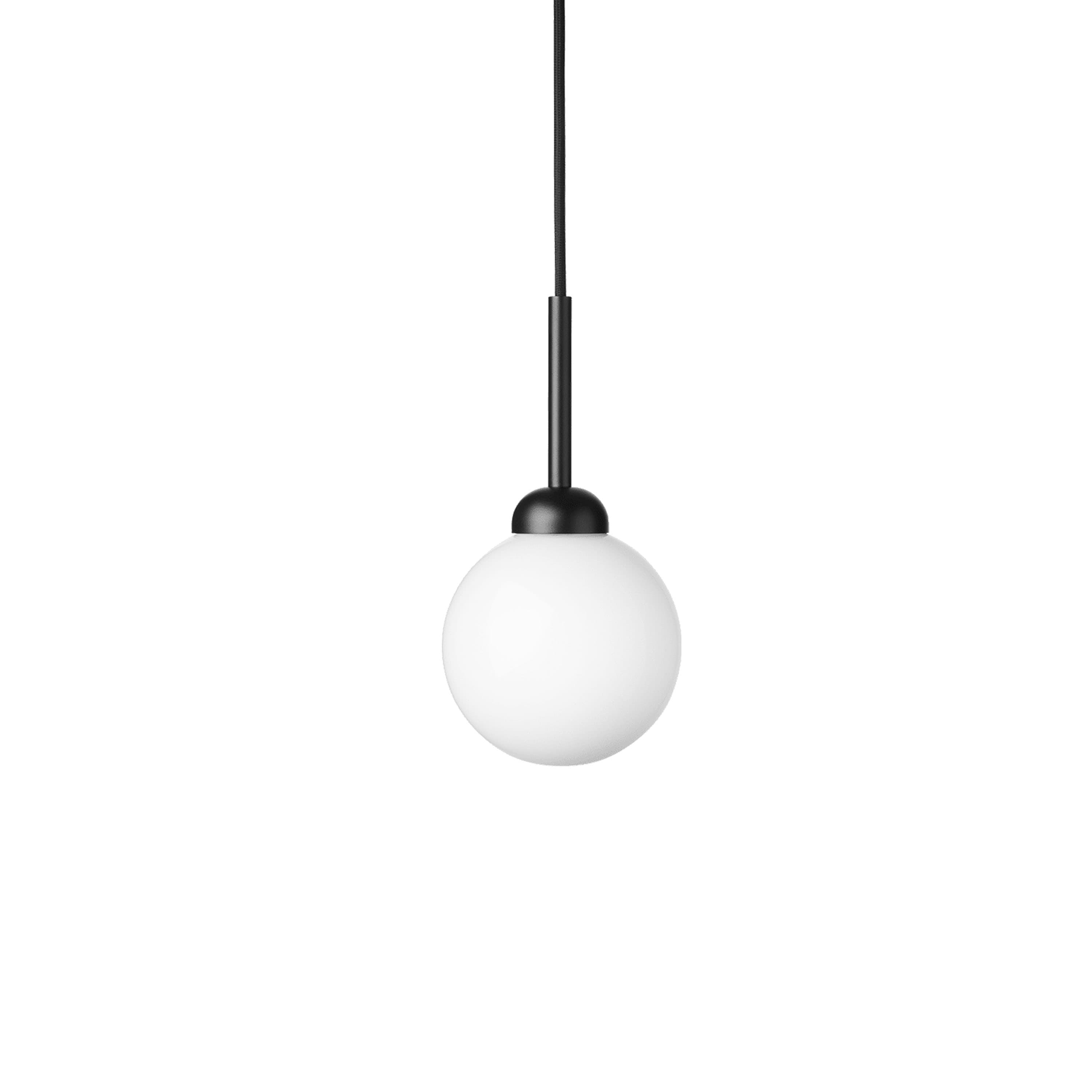 Apiales 1 ceiling lamp Satin Black/Opal